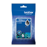 LC536XL Brother LC536XLBK Black High-Yield Ink Cartridge, 2,500 pages